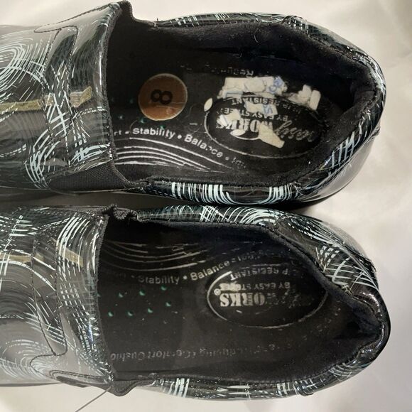 Easy Works Nurse Shoes 8M Women’s Black Slip Resistant Clogs Work Comfort unique - Picture 6 of 9